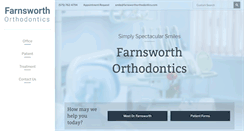 Desktop Screenshot of farnsworthorthodontics.com