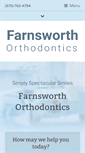 Mobile Screenshot of farnsworthorthodontics.com